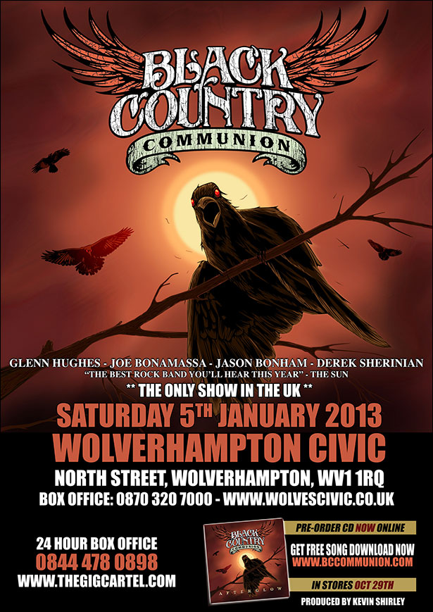 BlackCountryCommunionRareConcertPoster