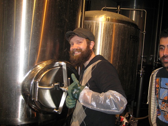 Brewer Austin Wiley gives the seal of approval. 