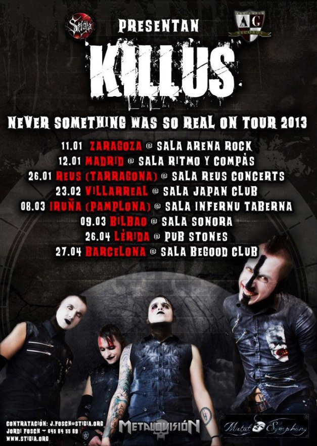 Killus2013tour