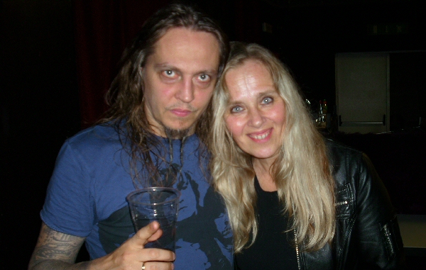 Peter Tägtgren and Tarja Virmakari in October 2011