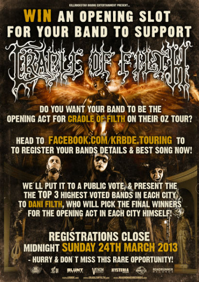 CradleOfFiltOpeningActAustralia