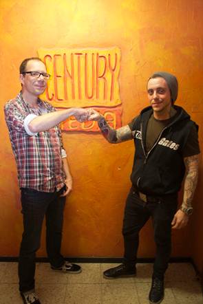 (Jens Prüter / Head Of A&R Century Media Records & Jamie Graham / Label Manager Siege Of Amida Records)