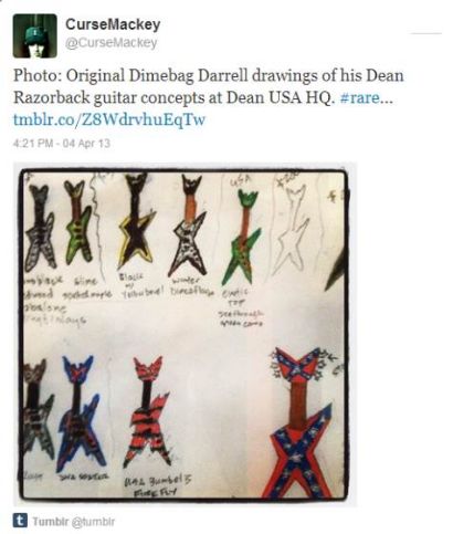 DimebagSketchesGuitar