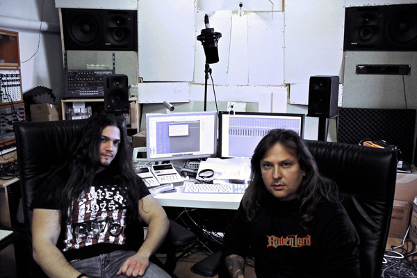 George and Csaba in Studio