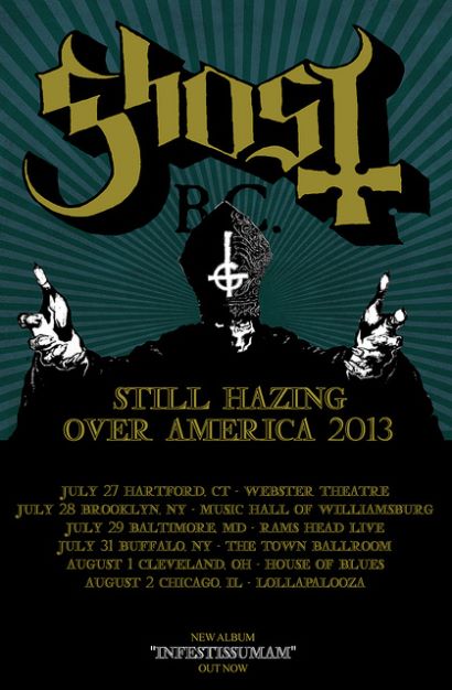 GhostAmericanTour2013