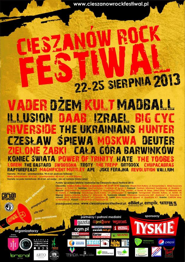 VADERCieszanOwRockFestiwal
