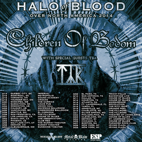 CHILDREN OF BODOM Announce 2014 North American Tour | Metal Shock