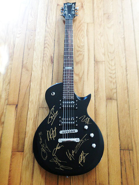 TriviumDevildriverSignedGuitar