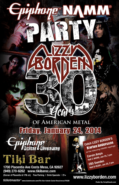 LizzyBordenNAMM