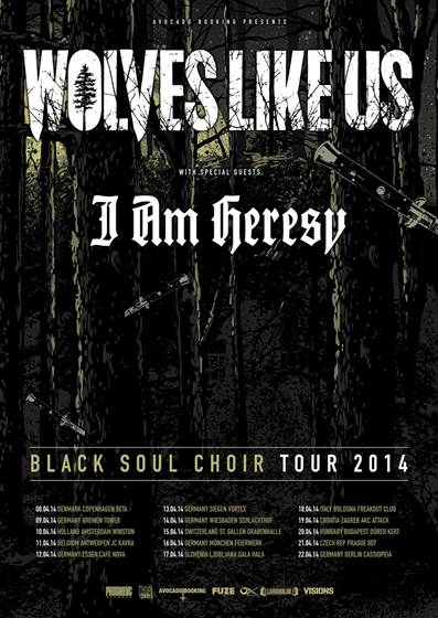 BLACK SOUL CHOIR TOUR 2014