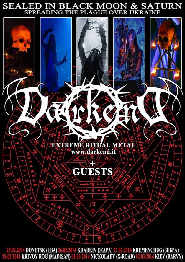 Darkend TOUR poster