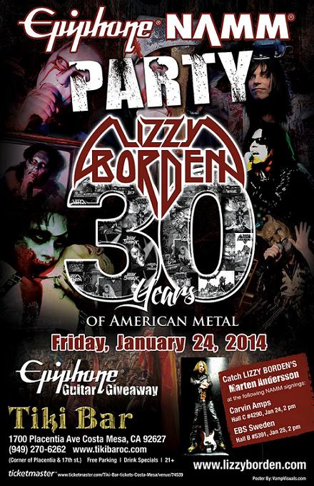 Lizzy Borden at NAMM