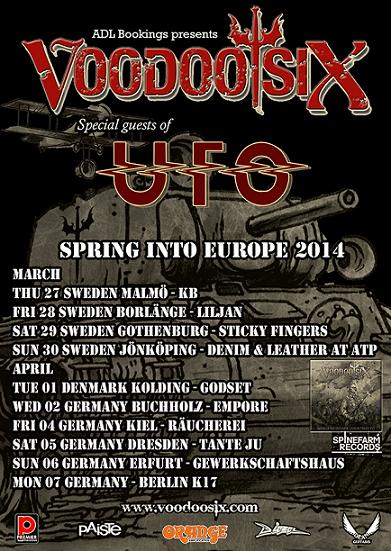 Voodoo Six support UFO