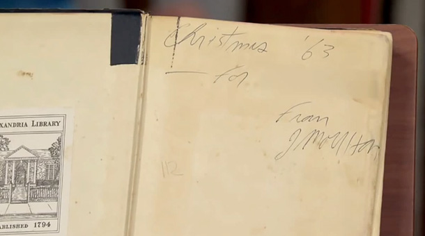 Keepsake: Morrison gave the book to Ed Martin in 1963