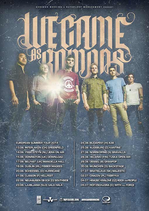 WE-CAME-AS-ROMANS-European-summer-tour-2014