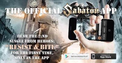SABATON- new Smartphone App