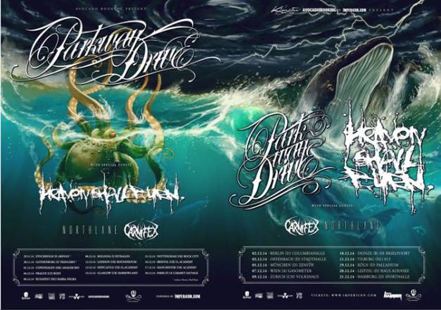 HEAVEN SHALL BURN tour 2014