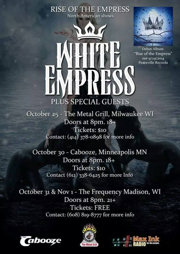 WhiteEmpress-first-shows-flyer