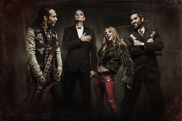 Dreams In The Witch House - c.2014 Happy Creative Photography   L to R Douglas Blair, Chris Laney, Alaine Kashian, Mike Dalager