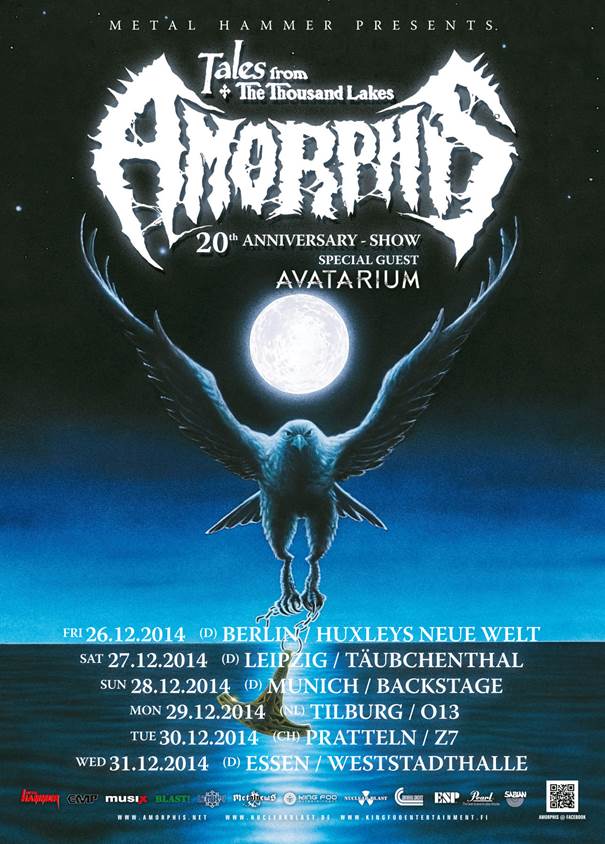AMORPHIS tour 2014