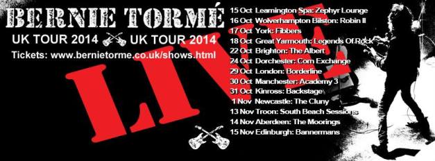 Bernie Torme tour