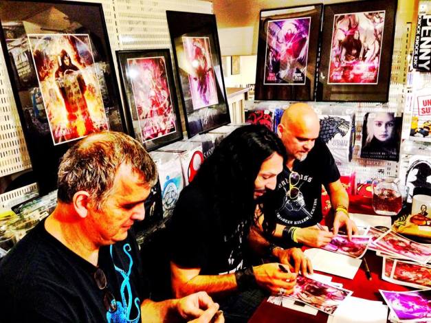 Autograph Signing Session –  Douglas Blair of W.A.S.P., Christ Laney (Brown Jenkin), Sean Branney (Father Iwanicki)