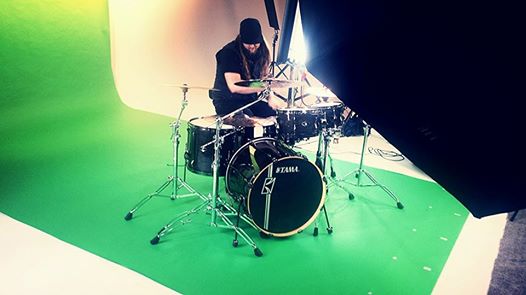 Oscar the drumner summoning the hammer of gods!