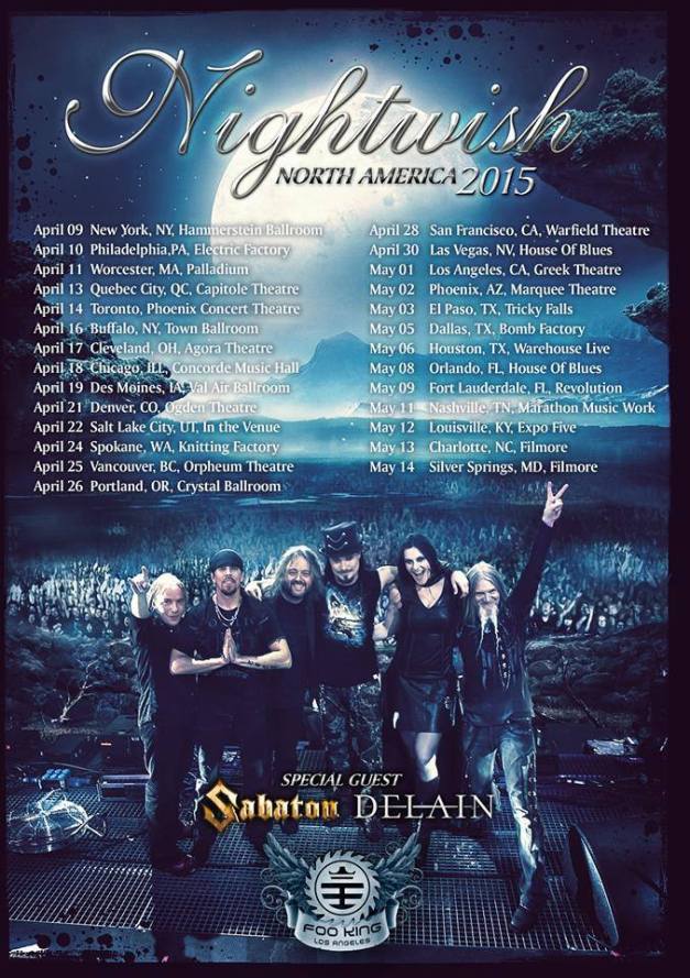Sabaton-Nightwish-NorthAmerica2015