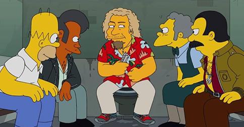 Sammy Hagar Simpsons