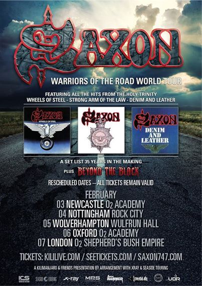 Saxon Tour 2015