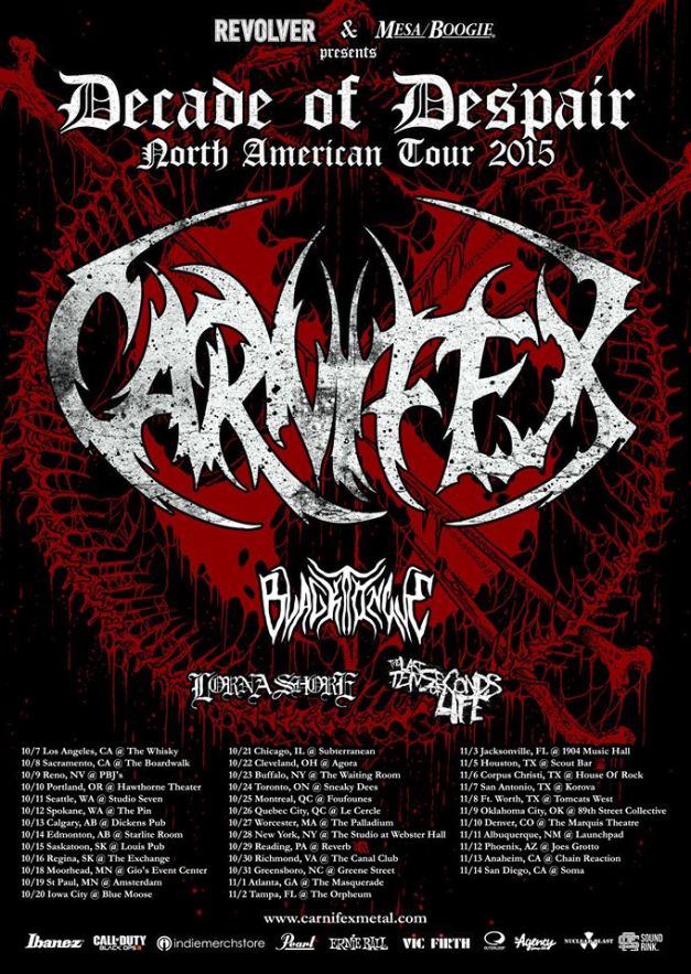 Carnifex-tour