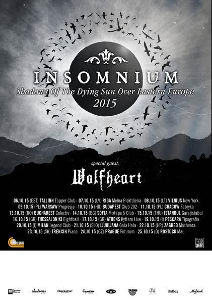INSOMNIUM 2nd Europe Tour 2015