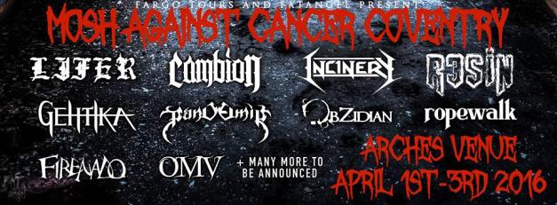 Mosh Against Cancer Coventry