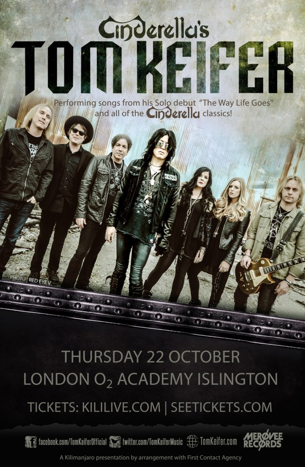 Tom Keifer UK Flyer