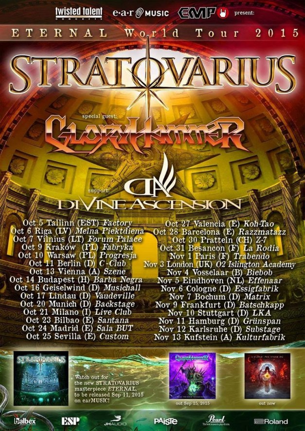 Gloryhammer Tour 2015
