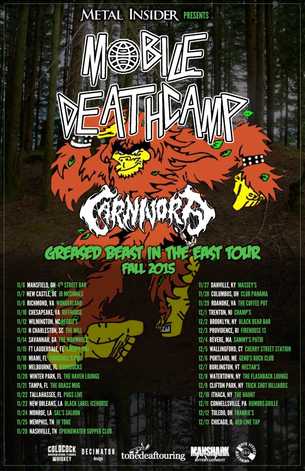 Greasesd Beast In The East Tour 2015