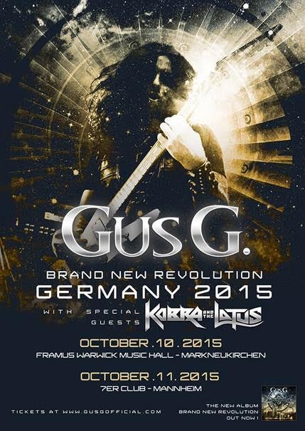 Gus G Tour 2015