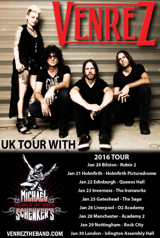 Venrez Temple Of Rock Tour 2016
