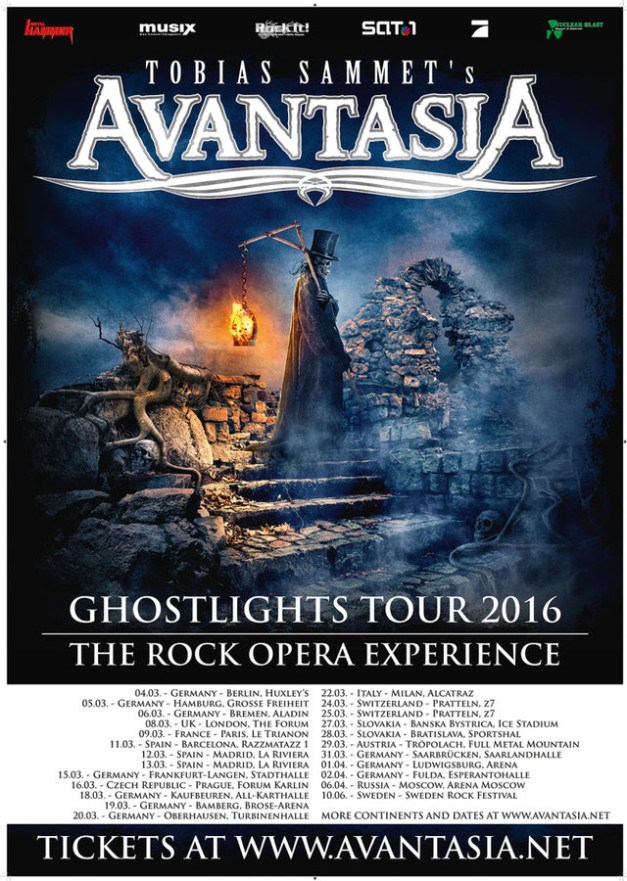 Avantasia Ghostlights Tour 2016
