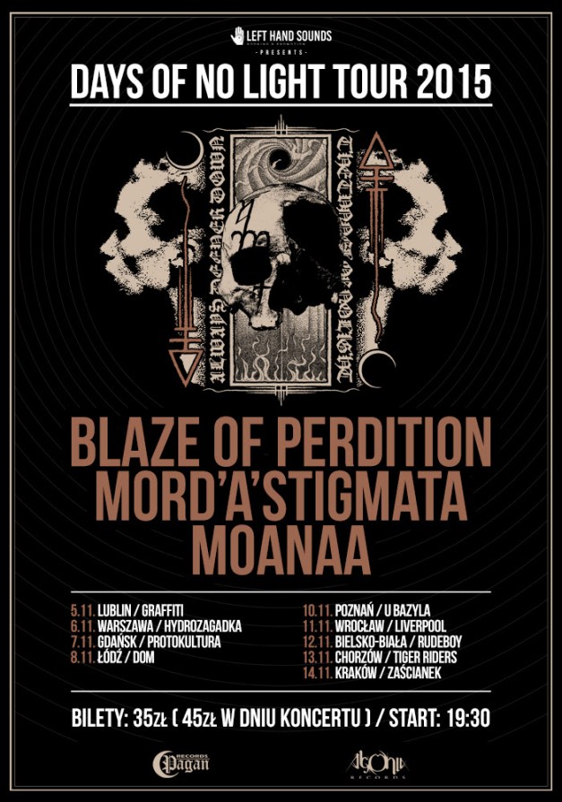 Blaze Of Perdition Tour 2015