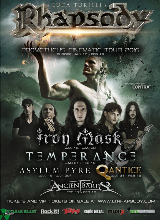 Luca Turilli Tour Flyer 2016