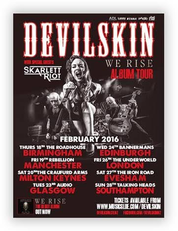 Devilskin UK Tour 2016