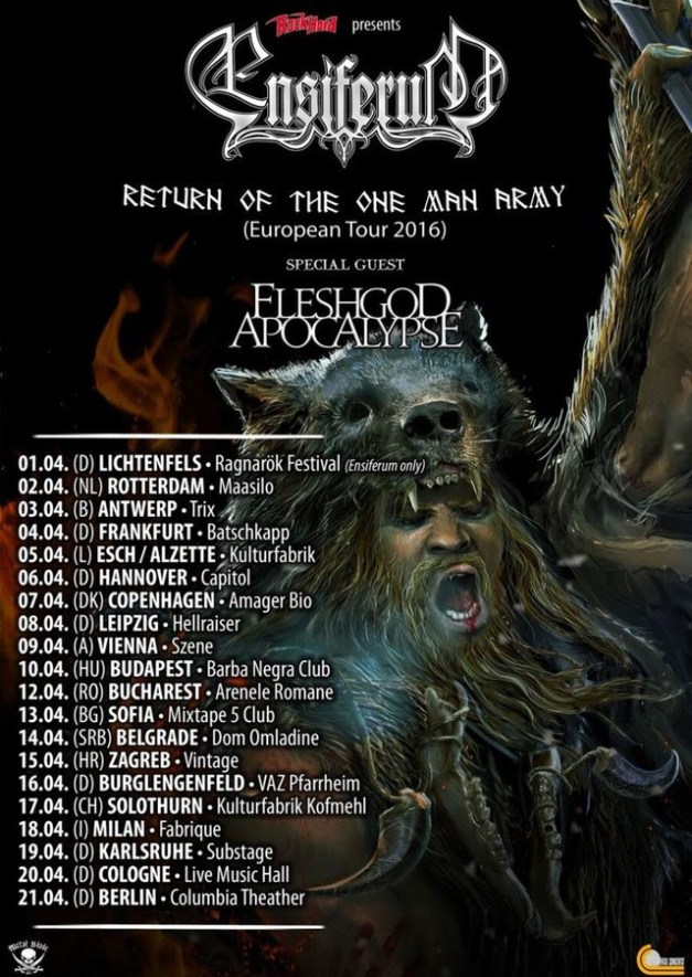 Fleshgod Apocalypse Tour 2016