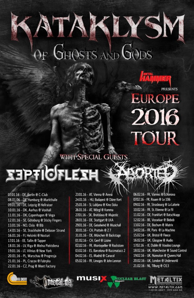 Kataklysm UK Tour 16