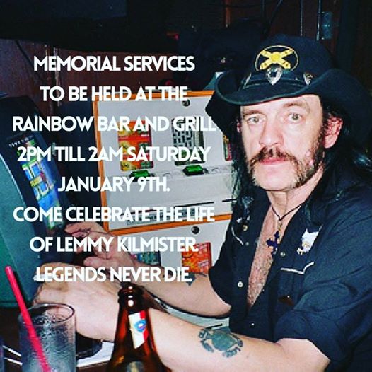 Lemmy Rainbow Tribute Poster