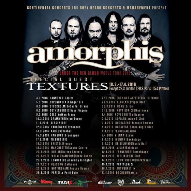 Amorphis Tour 2016