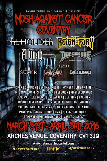 Mosh Against Cancer 2016