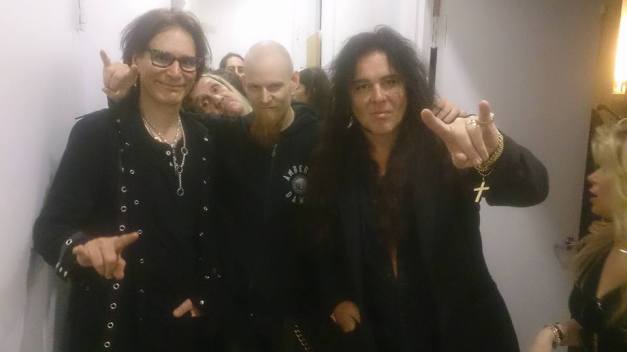 Picture from left to right: Steve Vai, Nicko Mcbrain, Emil Pohjalainen, Yngwie Malmsteen