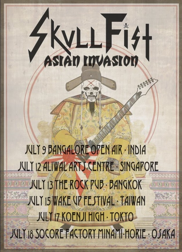 Skull Fist Asian Tour 2016