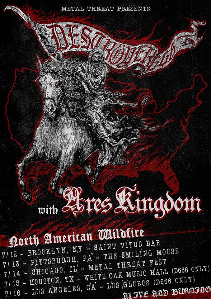 DESTRÖYER 666 Announce US Dates – Metal Shock Finland (World Assault )